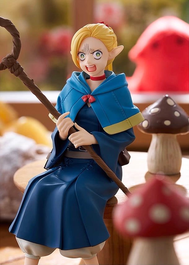 Delicious in Dungeon Marcille Sitting Figure - Official Anime Statue, Relaxed Spellcaster Collectible