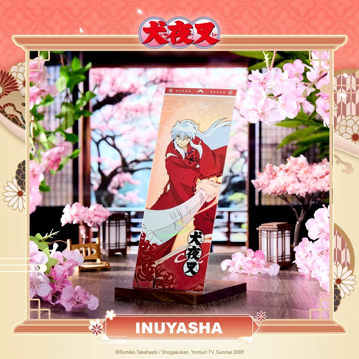 Inuyasha 'Flowers, Birds, Wind, Moon' Holographic Ticket Set