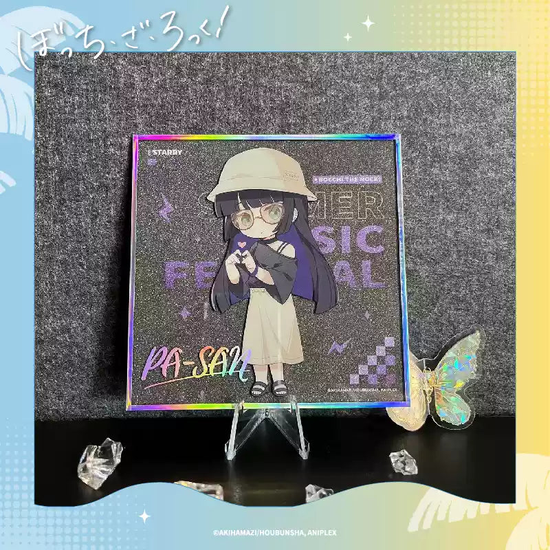Bocchi The Rock! Summer Music Festival Chibi shikishi - Double Sparkle Anime Display