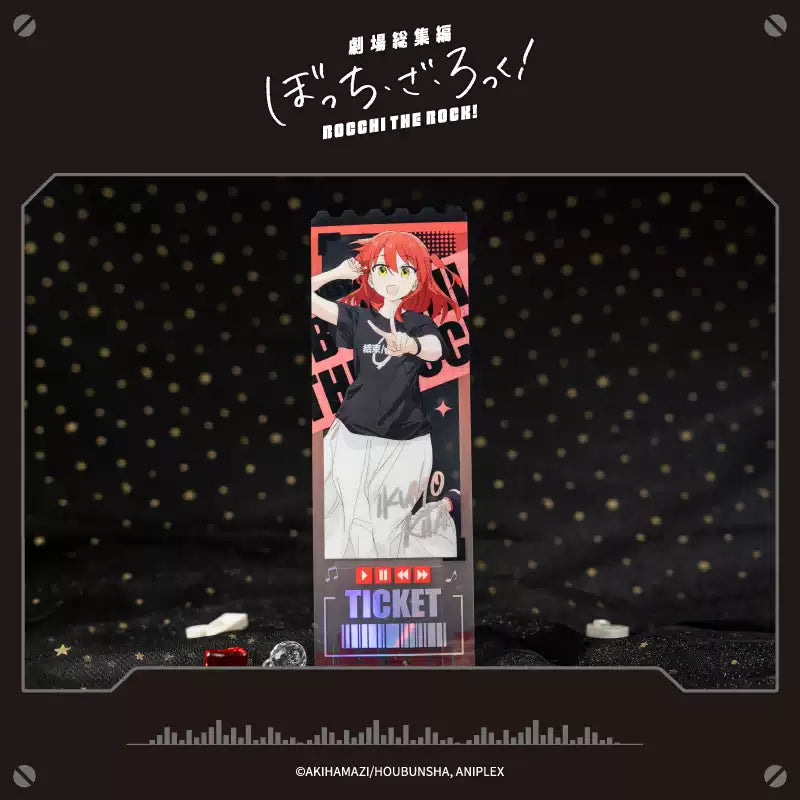 Bocchi the Rock! Movie Holographic Ticket - Official Anime Laser Collectible