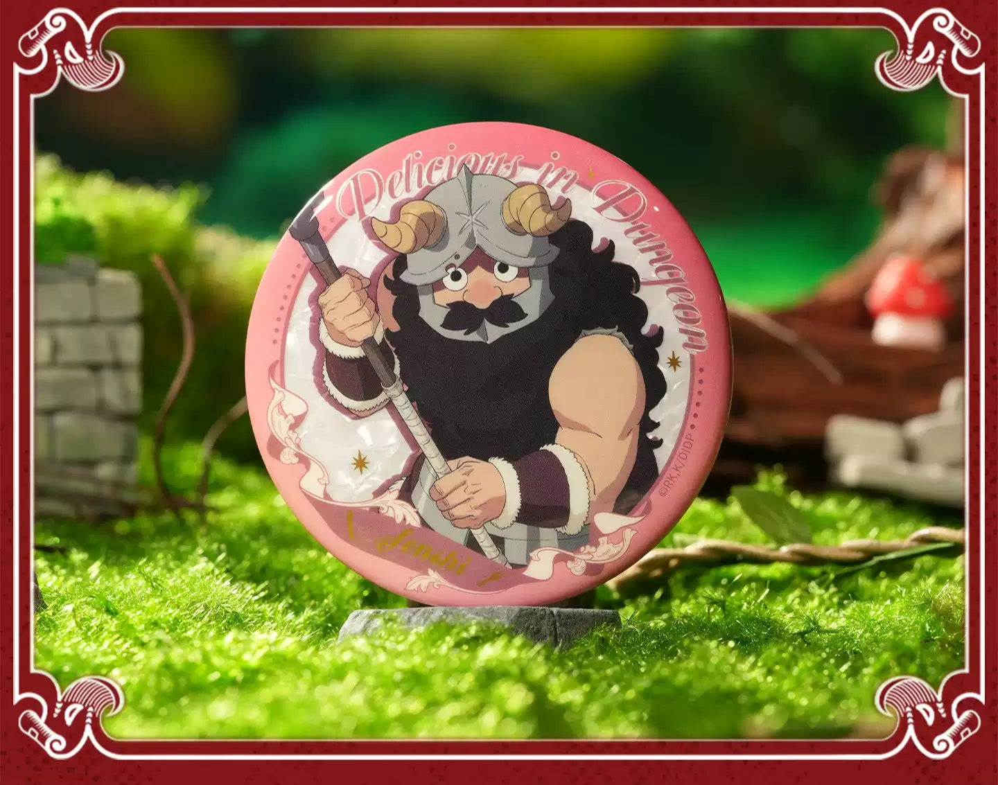 Delicious in Dungeon Dual-Layer Enamel Double Sided Pin Set - Marcielle, Laios, Senshi & Chilchuck