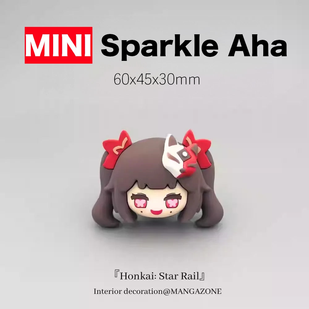Honkai: Star Rail Sparkle Mini Vent Figure - Dual Expression Car Decor