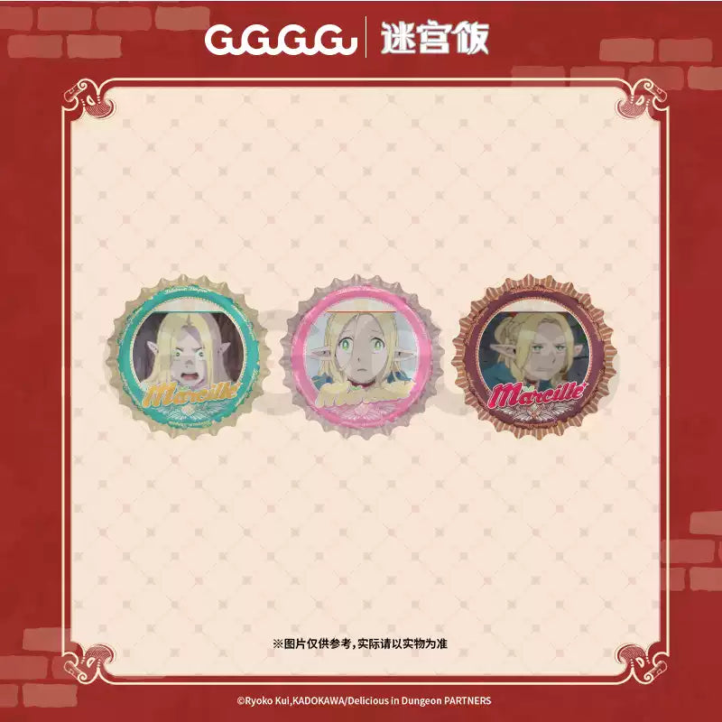 Dungeon Meshi bottle cap blind box