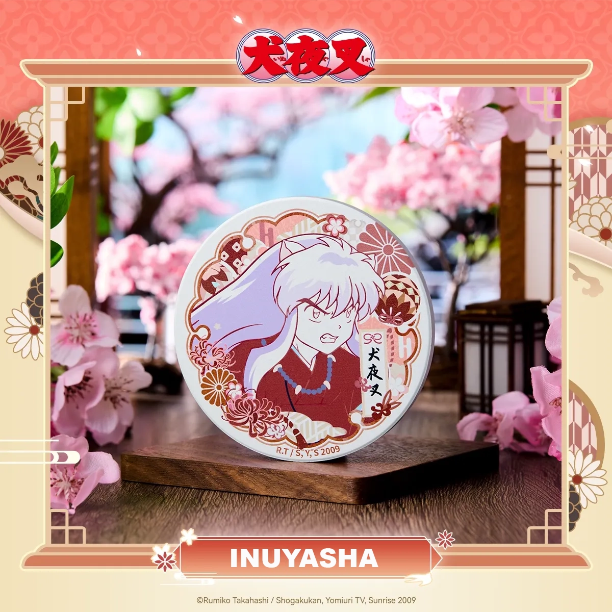 Inuyasha Ceramic Coaster Set