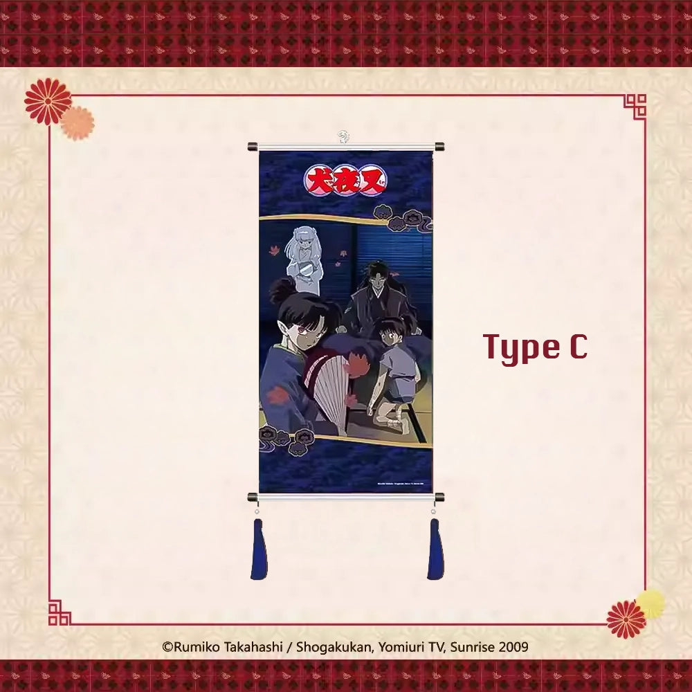 Inuyasha Japanese-Style Hanging Scroll Poster