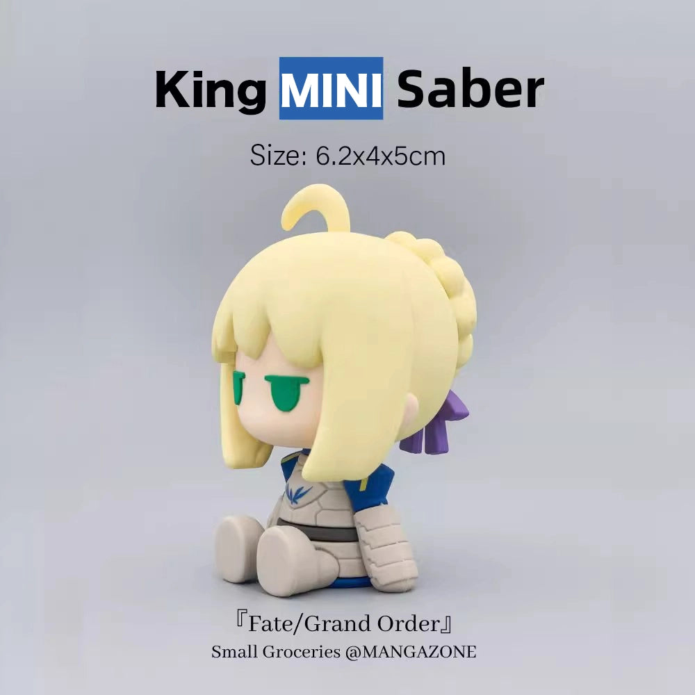 Fate/Grand Order Saber Altria Pendragon Mini Figure - King of Knights PVC Statue