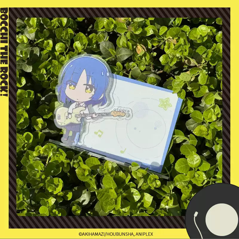 Bocchi the Rock! Chibi Acrylic Message Board - Cute Anime Memo Pad Stand