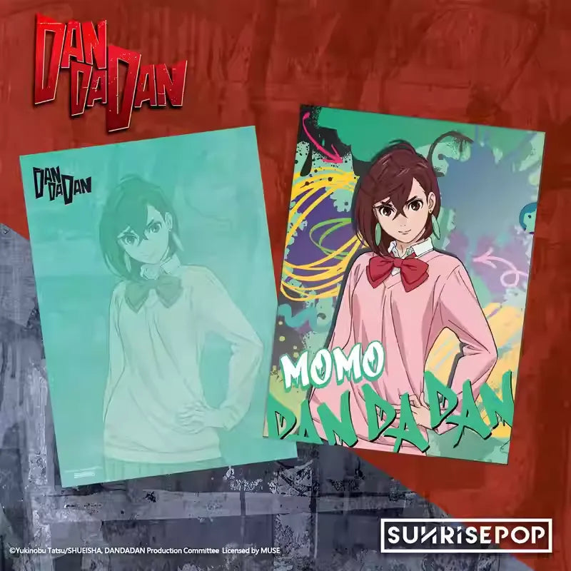 Dandadan PVC Double-Layer Folder A4- Official Anime Character Document Organizer