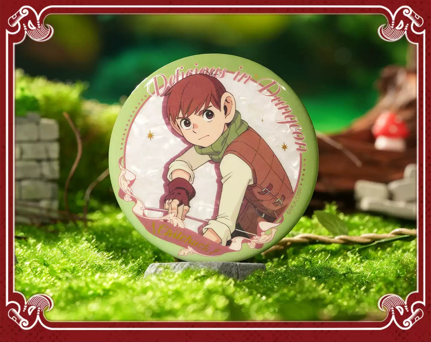 Delicious in Dungeon Dual-Layer Enamel Double Sided Pin Set - Marcielle, Laios, Senshi & Chilchuck