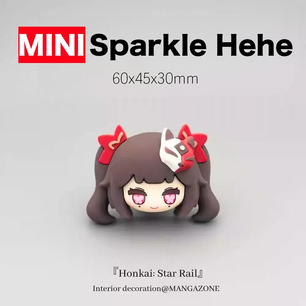 Honkai: Star Rail Sparkle Mini Vent Figure - Dual Expression Car Decor