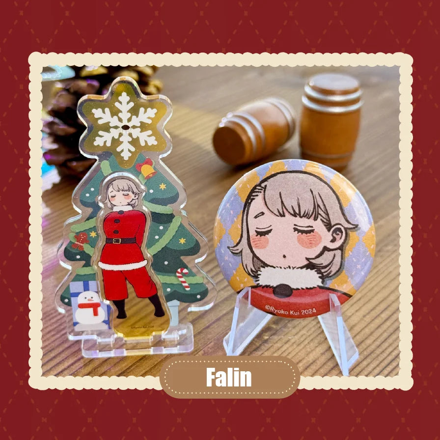 Delicious in Dungeon Christmas 'Daydream Hour' Mini Badge & Stand Set