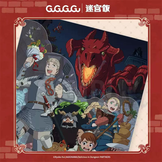 Dungeon Meshi layered A4 file folder