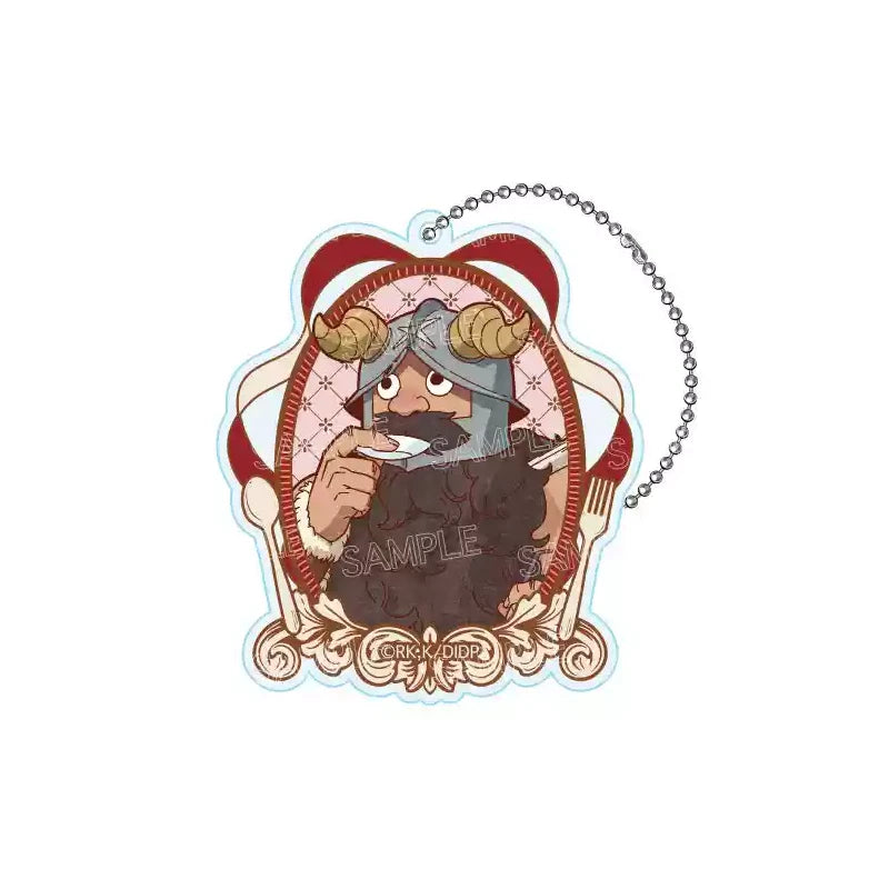 Delicious in Dungeon Retro Acrylic Keychain Set - Limited Stock! 8 Vintage Fantasy Character Designs