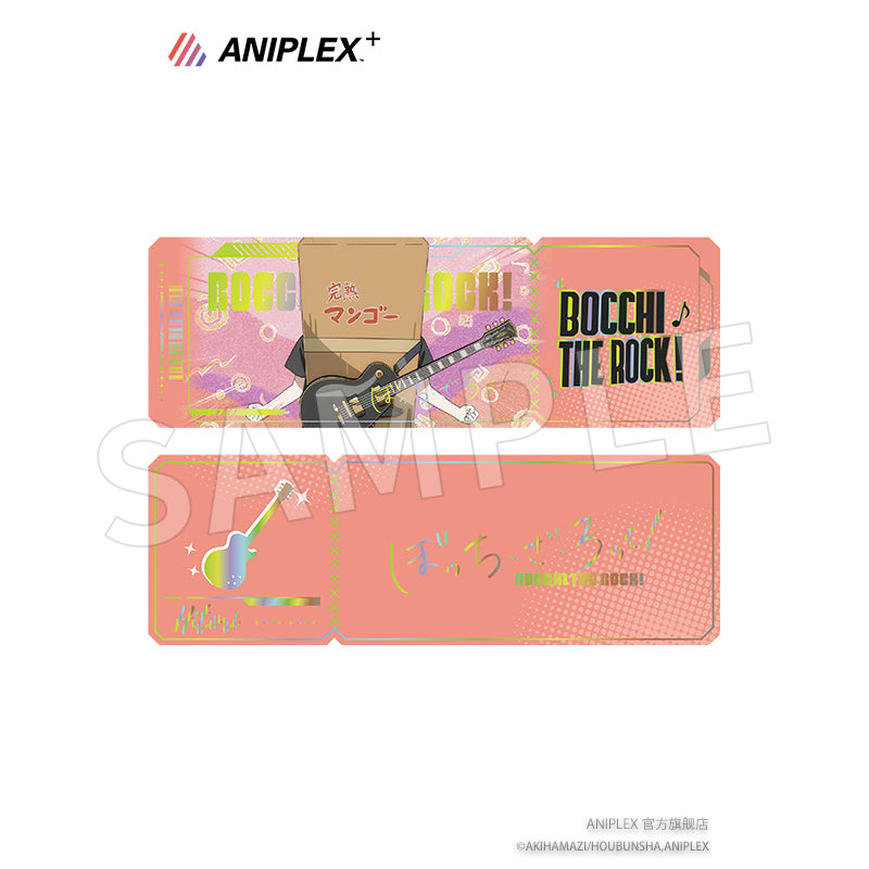 bocchi the rock holographic laser ticket set