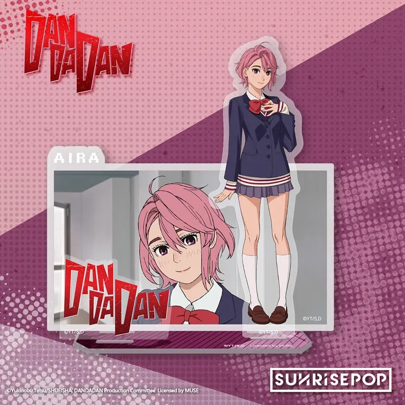 Dandadan Supernatural Scene Acrylic Stand - Momo & Okarun Duo Display