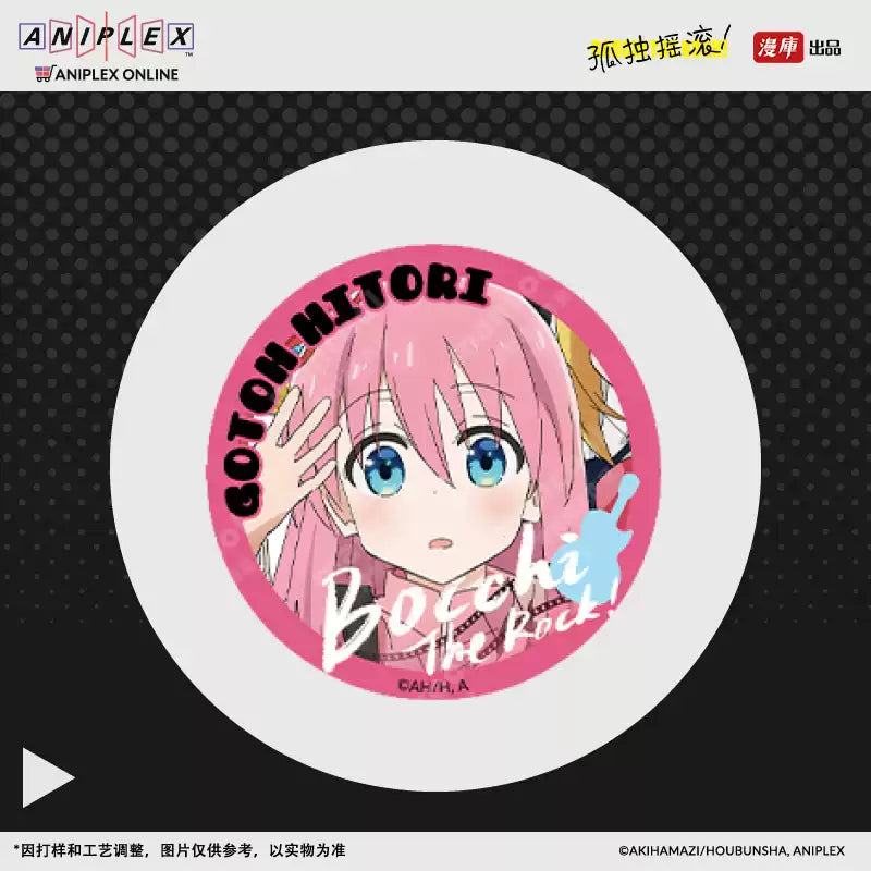 Bocchi the Rock! Vinyl Record Badge Set - Official 4-Piece Band Member Pins
