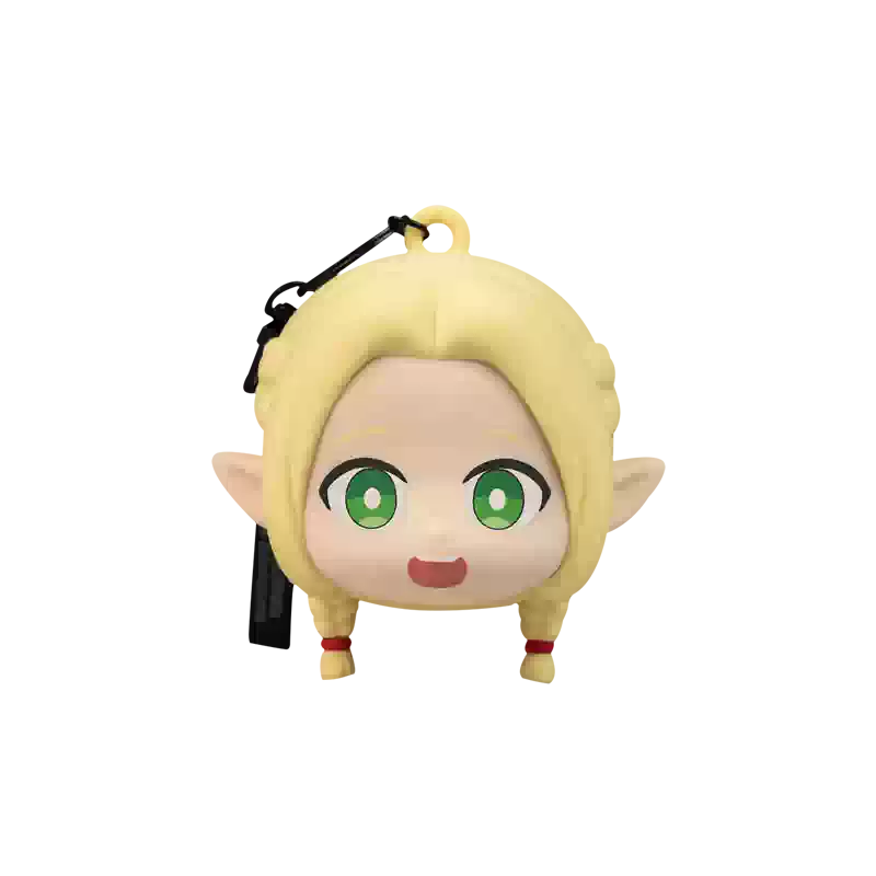 Dungeon Meshi pouch keychain for Marcille and Senshi