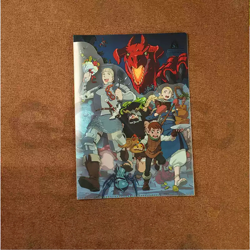 Dungeon Meshi layered A4 file folder