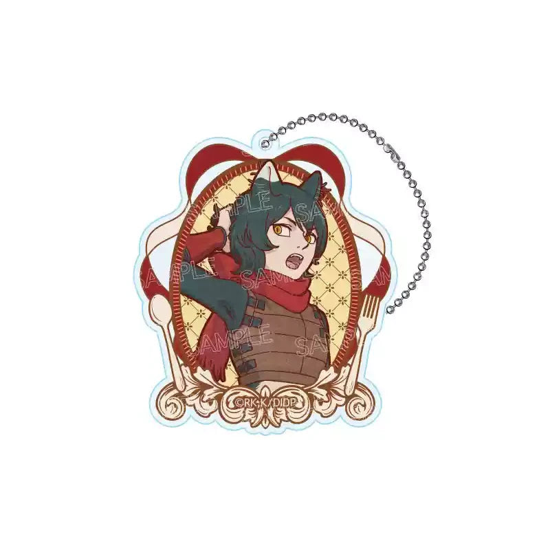 Delicious in Dungeon Retro Acrylic Keychain Set - Limited Stock! 8 Vintage Fantasy Character Designs