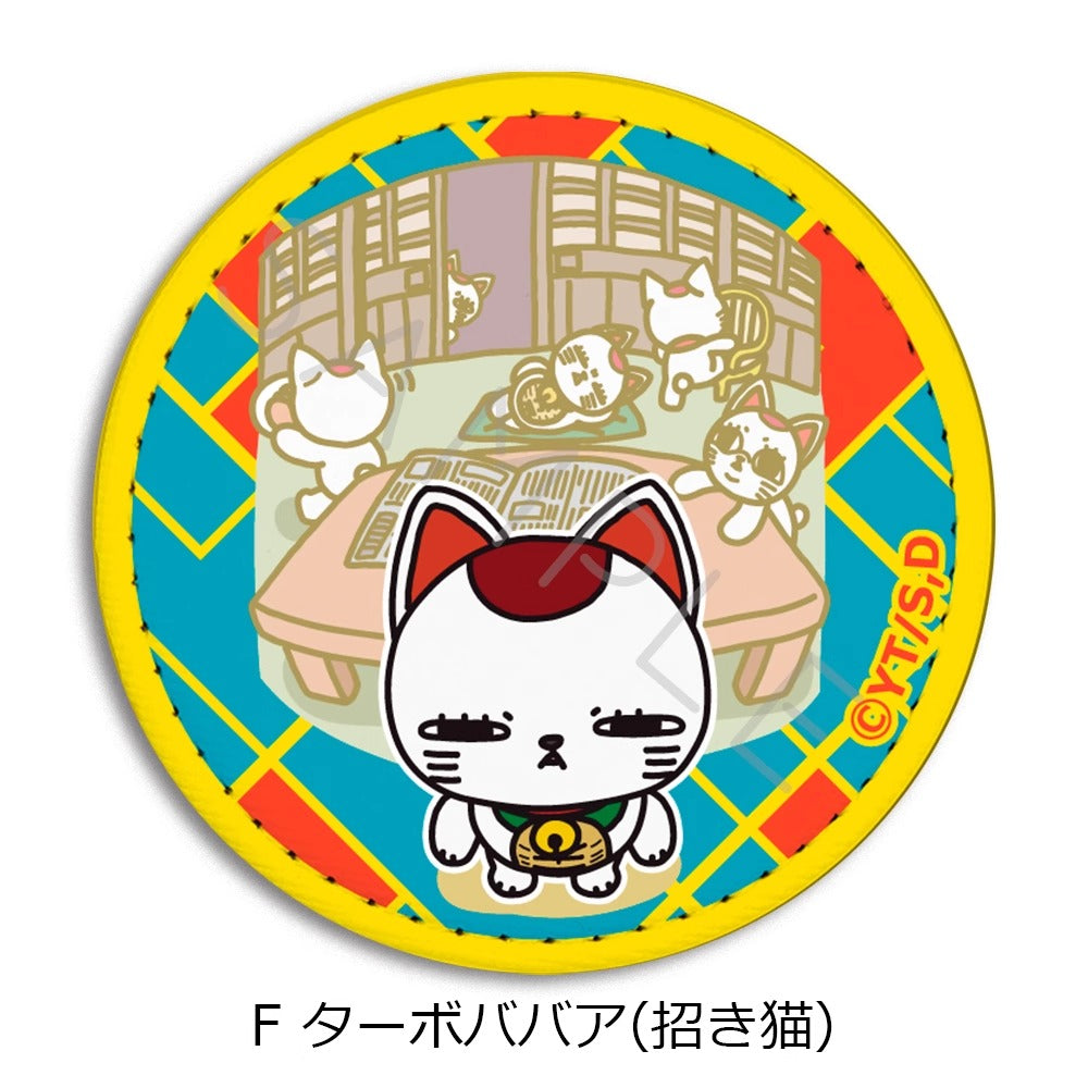 Dandadan Chibi Round PU Leather Button Badges (6 Styles) – Super Cute Anime Pins