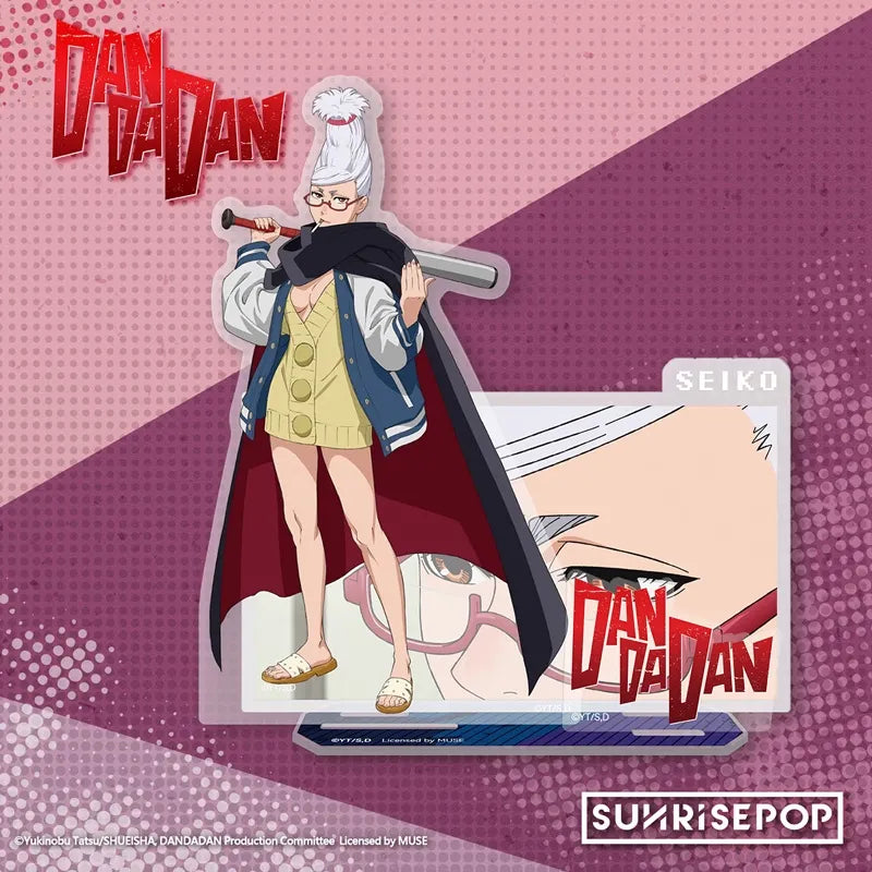 Dandadan Supernatural Scene Acrylic Stand - Momo & Okarun Duo Display