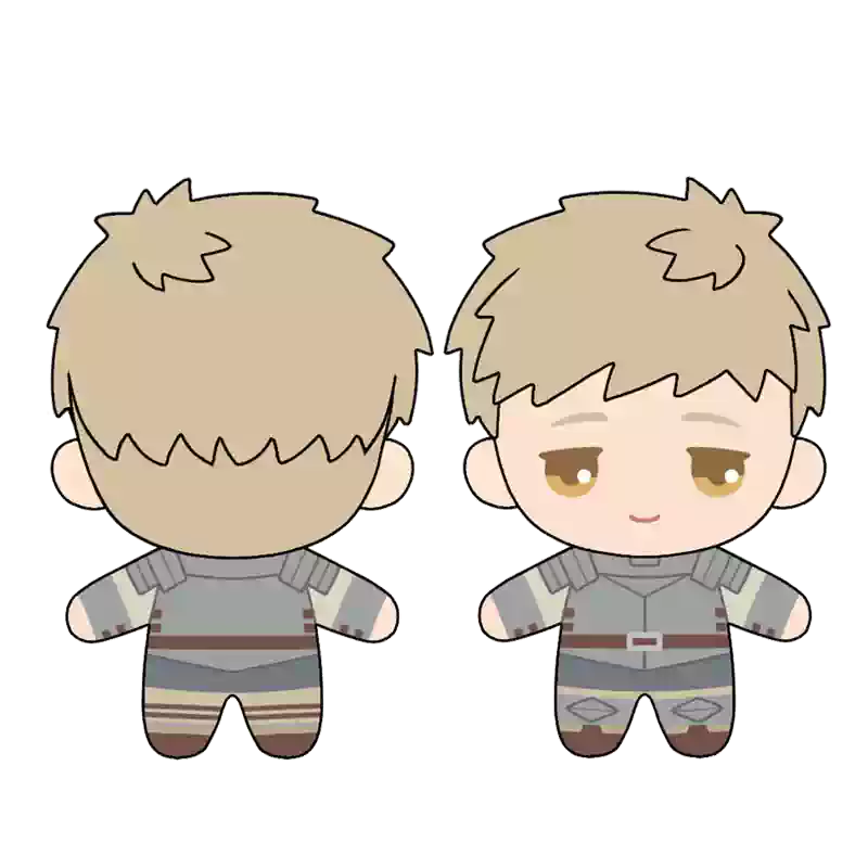 Dungeon Meshi mini plush charm design for Laios