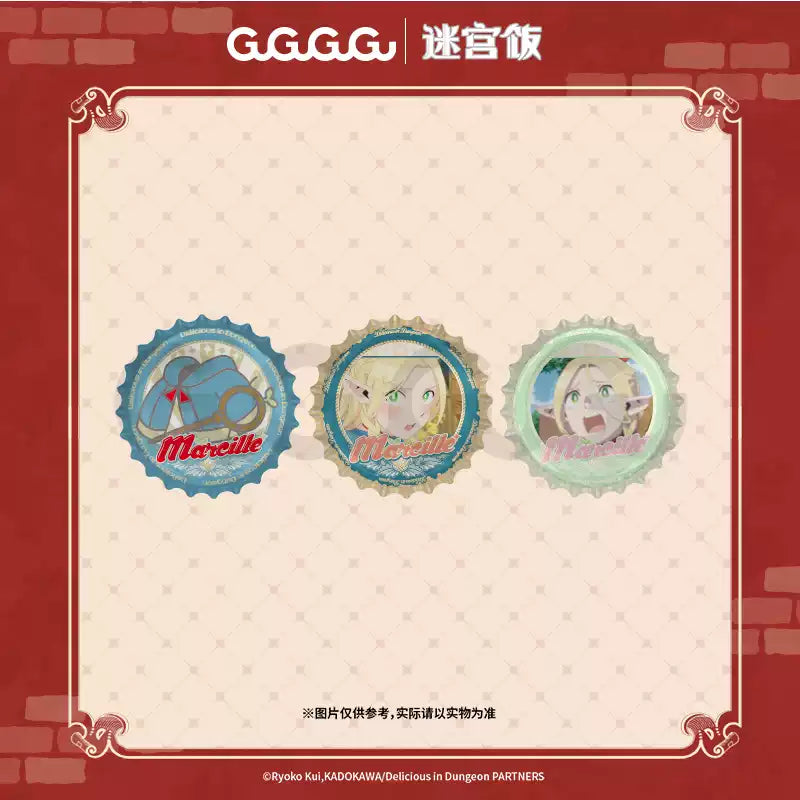 Dungeon Meshi bottle cap blind box