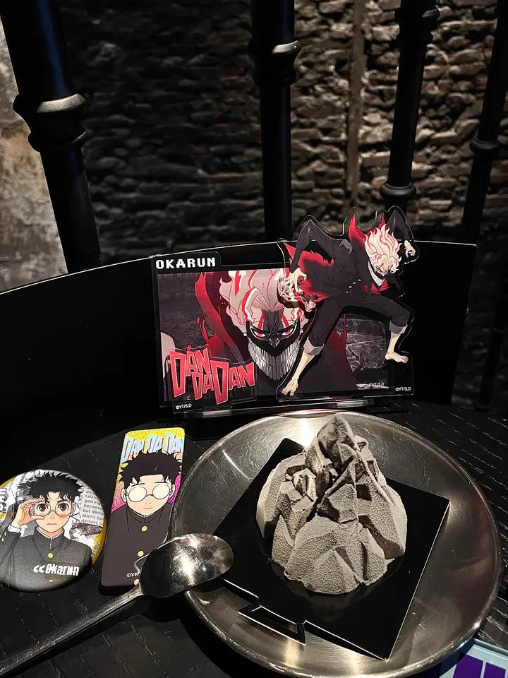 Dandadan Supernatural Scene Acrylic Stand - Momo & Okarun Duo Display