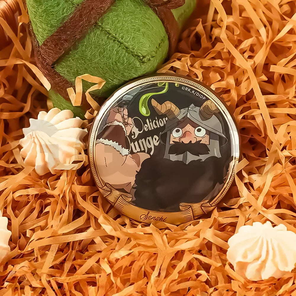 Dungeon Meshi character badge for Senshi