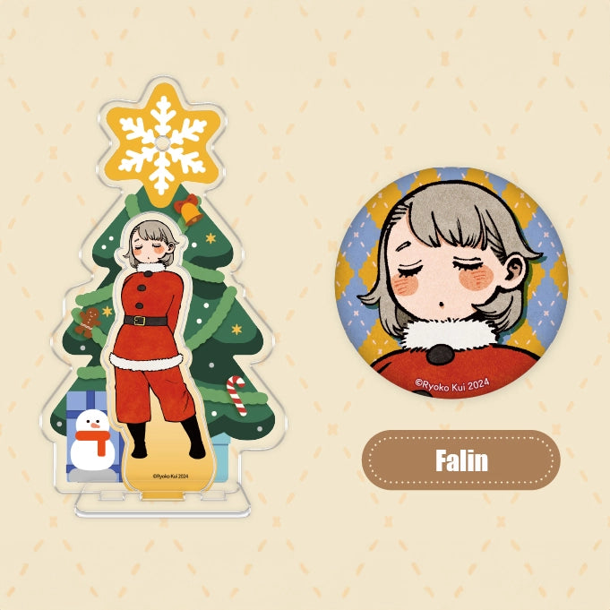 Delicious in Dungeon Christmas 'Daydream Hour' Mini Badge & Stand Set