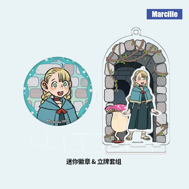 Delicious in Dungeon 'Daydream Hour' Mini Badge & Stand Set - Halfling Style