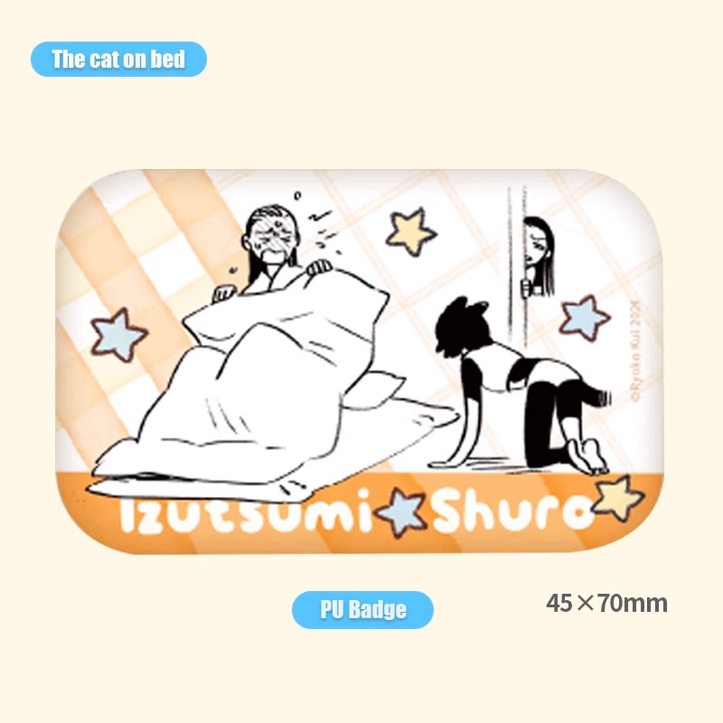 Delicious in Dungeon Daydream Hour 'The Cat on Bed' PU Badge Set