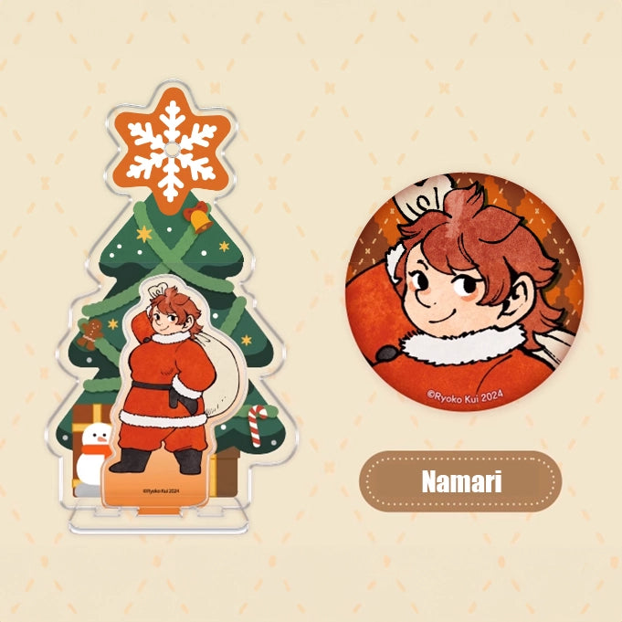 Delicious in Dungeon Christmas 'Daydream Hour' Mini Badge & Stand Set