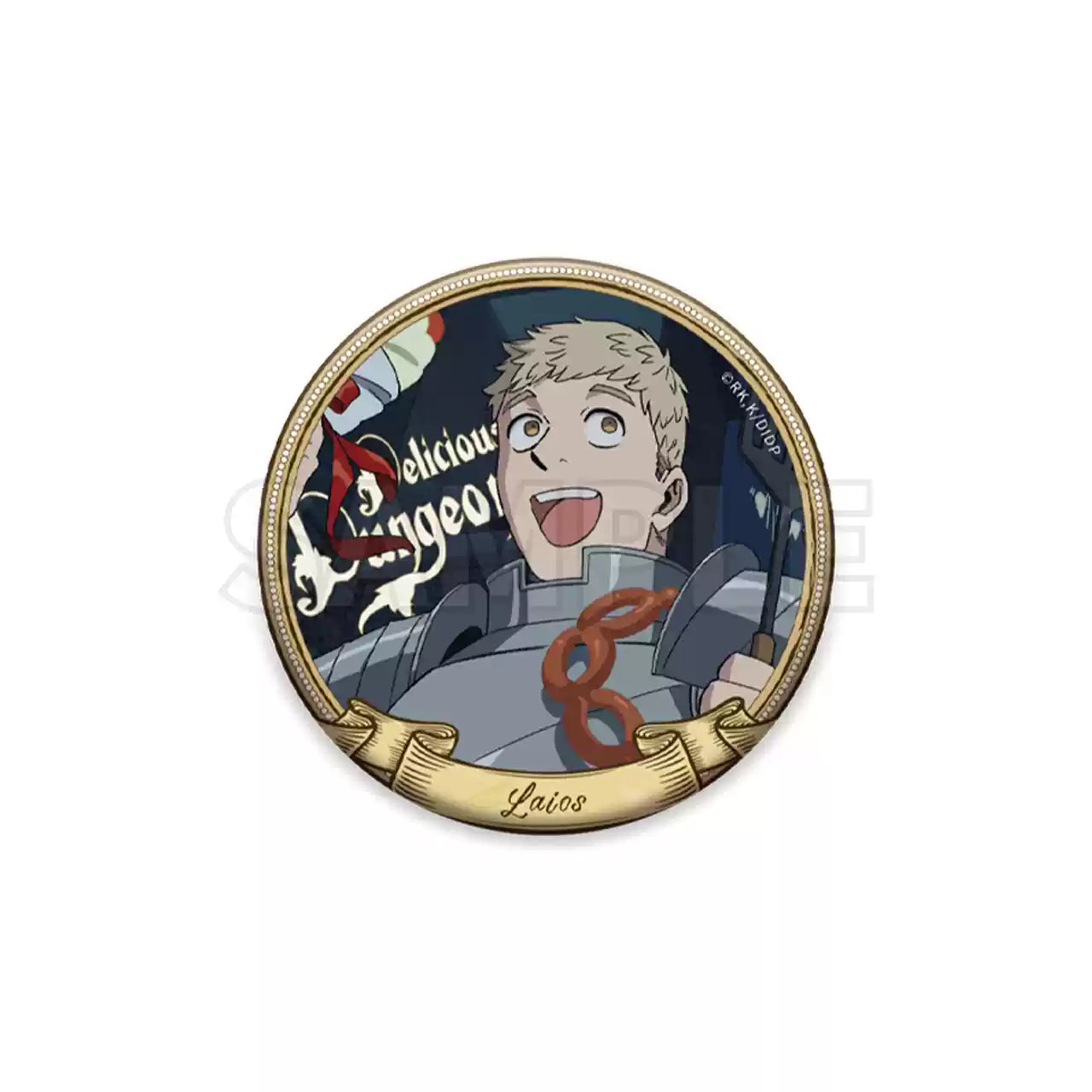 Dungeon Meshi character badge for Laios