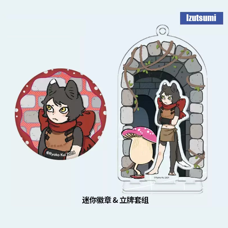 Delicious in Dungeon 'Daydream Hour' Mini Badge & Stand Set - Halfling Style