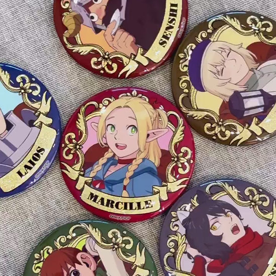 Dungeon Meshi badge blind box