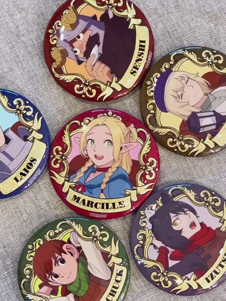 Dungeon Meshi badge blind box