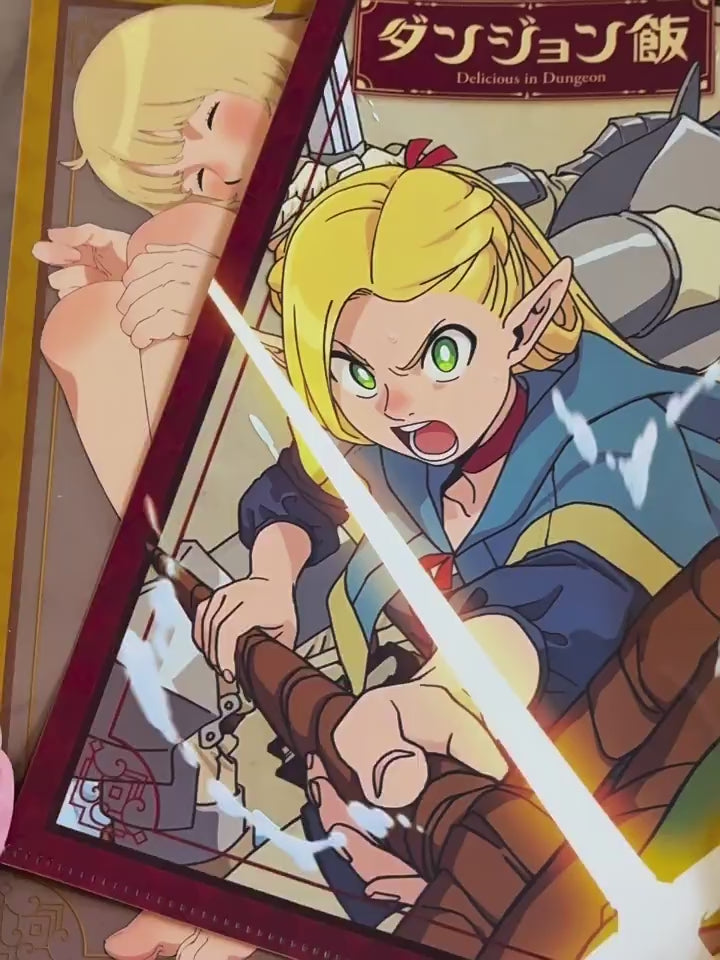 Dungeon Meshi A4 file folder