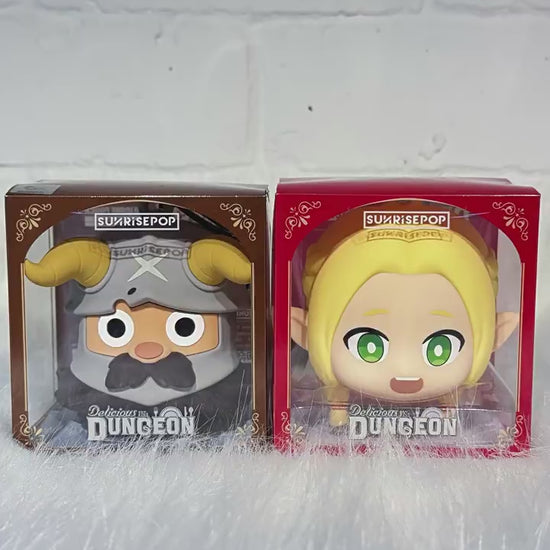 Dungeon Meshi pouch keychain for Marcille and Senshi